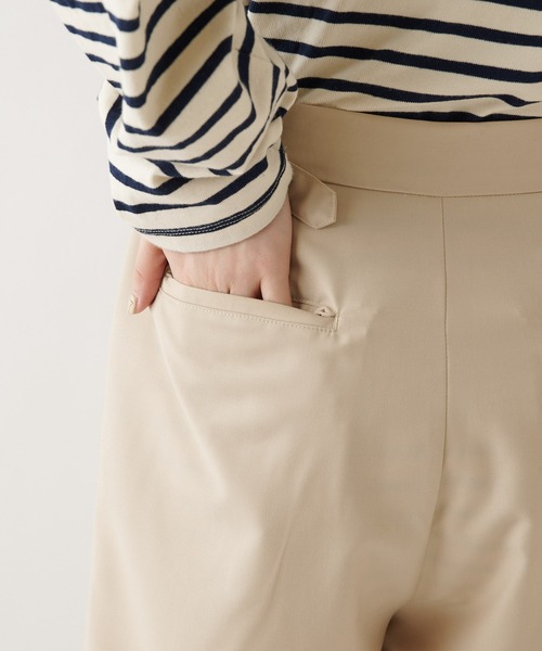 Chico（チコ）の「スラックスハーフパンツ/セットアップ（スラックス・レディース・ブラック/グレー/ライトベージュ・FREE）」の15枚目の写真