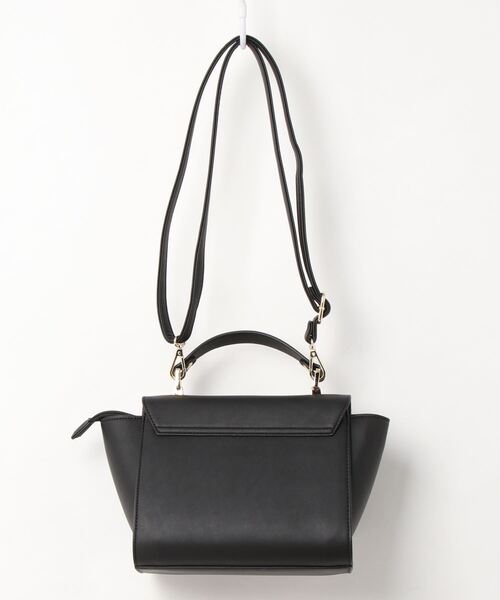 AZUL by moussy（アズールバイマウジー）の「RING FLAP BAG/リングフラップバッグ（ショルダーバッグ・レディース・ブラック/ブラック系その他/ベージュ系その他・FREE）」の5枚目の写真