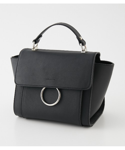 AZUL by moussy（アズールバイマウジー）の「RING FLAP BAG/リングフラップバッグ（ショルダーバッグ・レディース・ブラック/ブラック系その他/ベージュ系その他・FREE）」の7枚目の写真
