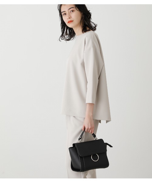 AZUL by moussy（アズールバイマウジー）の「RING FLAP BAG/リングフラップバッグ（ショルダーバッグ・レディース・ブラック/ブラック系その他/ベージュ系その他・FREE）」の12枚目の写真