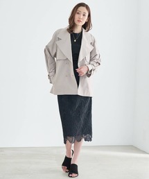 ANAYI（アナイ）の「ボタニカルケミカルレースタイト スカート