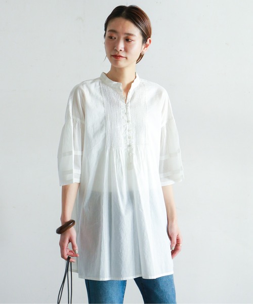 レディース 【新品】NOMBRE IMPAIR インドコットンボイル スタンド 