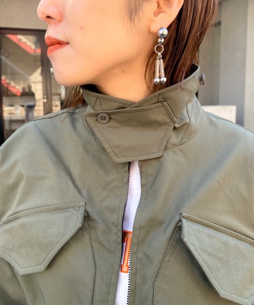WHO'S WHO gallery（フーズフーギャラリー）の「ミリタリーブルゾン（ブルゾン・レディース・カーキ・FREE）」の14枚目の写真