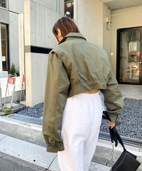 WHO'S WHO gallery（フーズフーギャラリー）の「ミリタリーブルゾン（ブルゾン・レディース・カーキ・FREE）」の19枚目の写真