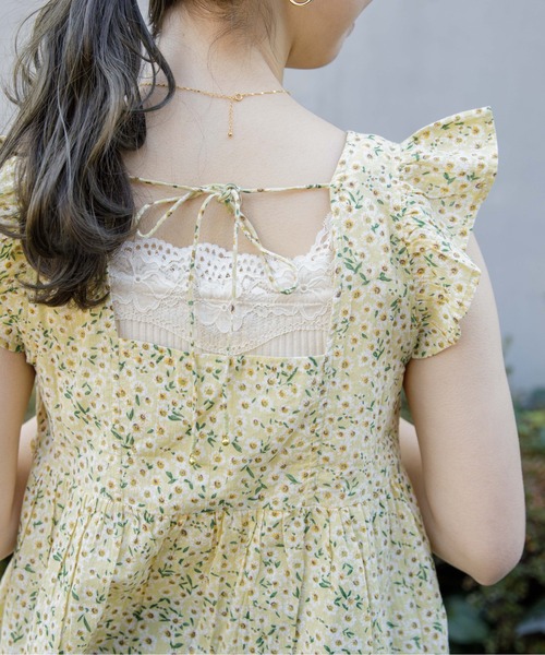 flower - flower シャイニーブルームブラウス flower（フラワー）の「シャイニーブルームブラウス（シャツ