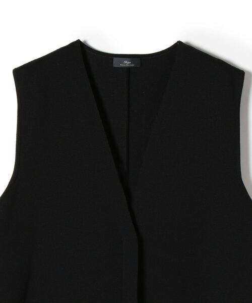 SHIPS(シップス)の「PrimaryNavyLabel:ミラノリブ ジレワンピース(ニット/セーター・レディース・ダークグレー/ブラック・ONE SIZE)」の9枚目の写真