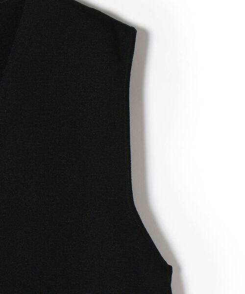 SHIPS(シップス)の「PrimaryNavyLabel:ミラノリブ ジレワンピース(ニット/セーター・レディース・ダークグレー/ブラック・ONE SIZE)」の8枚目の写真