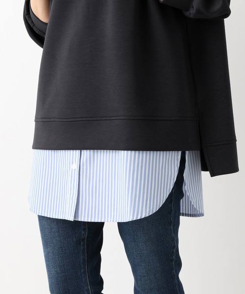 LEPSIM（レプシィム）の「ゼンゴギレイヤードタンク　928782（タンクトップ・レディース・オフホワイト/ブルー/キナリ/ブルー系その他・MEDIUM/LARGE）」の3枚目の写真