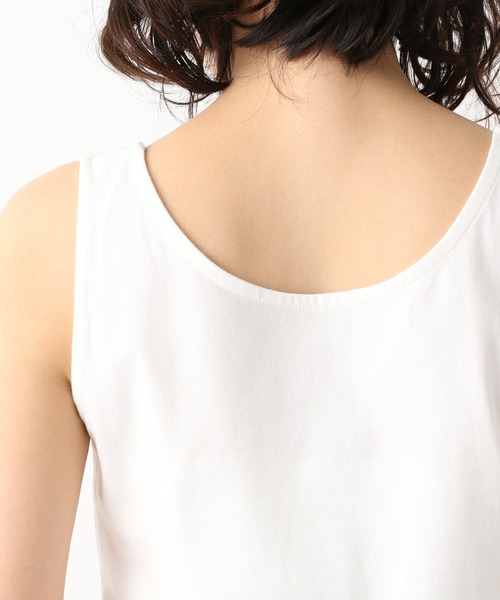 LEPSIM（レプシィム）の「ゼンゴギレイヤードタンク　928782（タンクトップ・レディース・オフホワイト/ブルー/キナリ/ブルー系その他・MEDIUM/LARGE）」の8枚目の写真