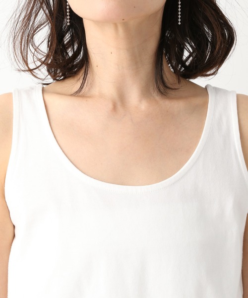 LEPSIM（レプシィム）の「ゼンゴギレイヤードタンク　928782（タンクトップ・レディース・オフホワイト/ブルー/キナリ/ブルー系その他・MEDIUM/LARGE）」の6枚目の写真