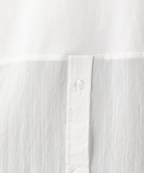 LEPSIM（レプシィム）の「ゼンゴギレイヤードタンク　928782（タンクトップ・レディース・オフホワイト/ブルー/キナリ/ブルー系その他・MEDIUM/LARGE）」の19枚目の写真