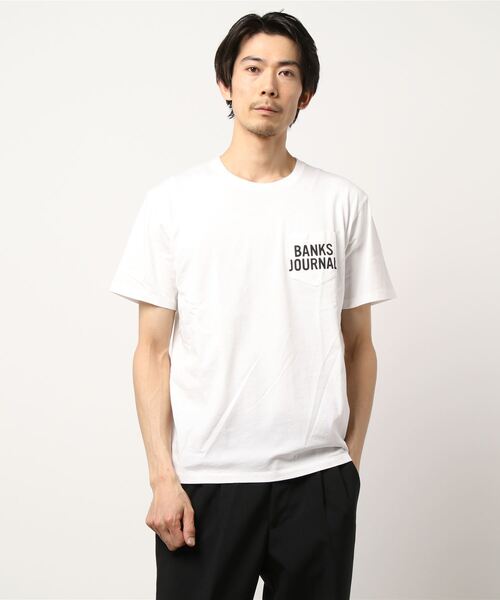 BANKS(バンクス)の「【 BANKS / バンクス 】SHORES TEE バンクスジャーナル ショアーズ Tシャツ(Tシャツ/カットソー・メンズ・ブラウン/オフホワイト/ブラック・MEDIUM/SMALL/X-LARGE/LARGE)」の12枚目の写真