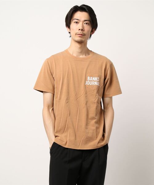 BANKS(バンクス)の「【 BANKS / バンクス 】SHORES TEE バンクスジャーナル ショアーズ Tシャツ(Tシャツ/カットソー・メンズ・ブラウン/オフホワイト/ブラック・MEDIUM/SMALL/X-LARGE/LARGE)」の14枚目の写真