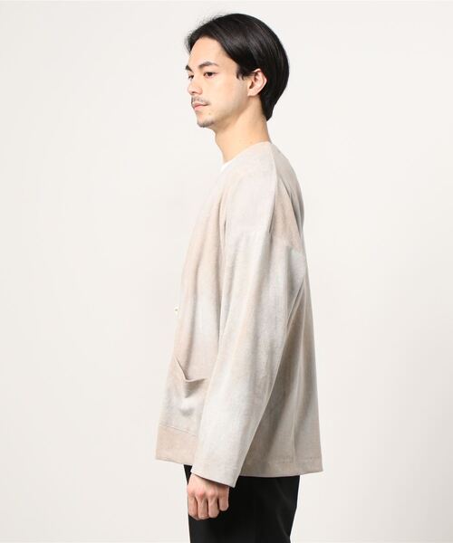 SUNNY SPORTS(サニースポーツ)の「SUNNY SPORTS / サニースポーツ PILE MEXCAN CARDIGAN(カーディガン/ボレロ・メンズ・ブラック/グレー/チャコール/ブラウン・MEDIUM/LARGE)」の5枚目の写真