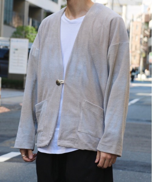 SUNNY SPORTS(サニースポーツ)の「SUNNY SPORTS / サニースポーツ PILE MEXCAN CARDIGAN(カーディガン/ボレロ・メンズ・ブラック/グレー/チャコール/ブラウン・MEDIUM/LARGE)」の22枚目の写真