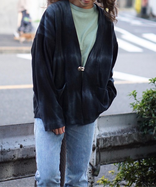 SUNNY SPORTS(サニースポーツ)の「SUNNY SPORTS / サニースポーツ PILE MEXCAN CARDIGAN(カーディガン/ボレロ・メンズ・ブラック/グレー/チャコール/ブラウン・MEDIUM/LARGE)」の8枚目の写真