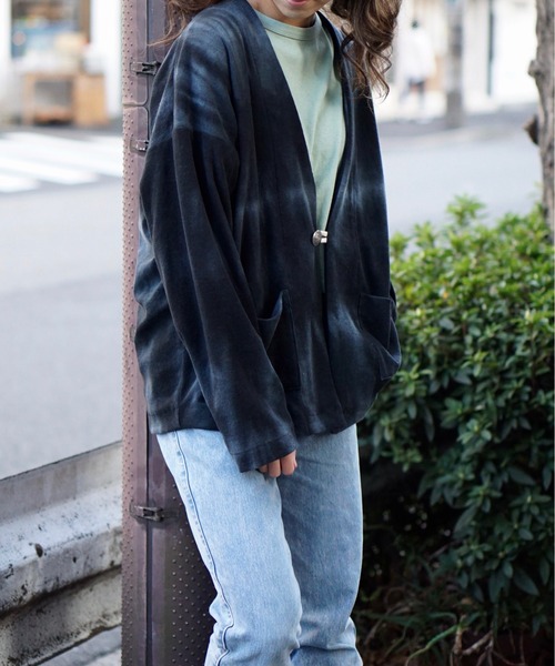 SUNNY SPORTS(サニースポーツ)の「SUNNY SPORTS / サニースポーツ PILE MEXCAN CARDIGAN(カーディガン/ボレロ・メンズ・ブラック/グレー/チャコール/ブラウン・MEDIUM/LARGE)」の9枚目の写真