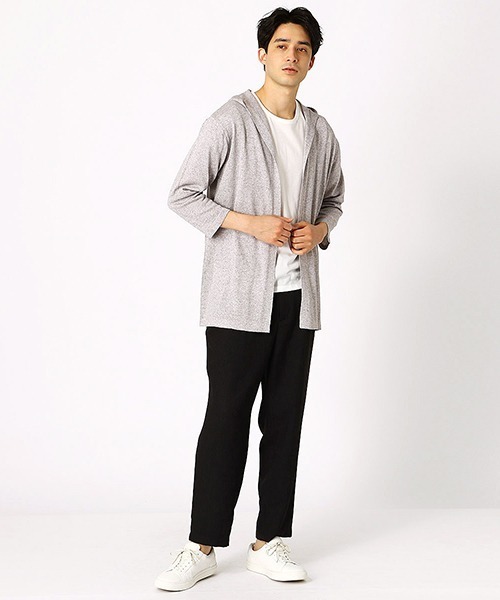 COMME CA ISM（コムサイズム）の「★ＴＶドラマ着用商品★ Ｔシャツセット ボタンレスカーディガン（カーディガン/ボレロ・メンズ・ネイビー/グレー/サックスブルー・MEDIUM/LARGE）」の12枚目の写真