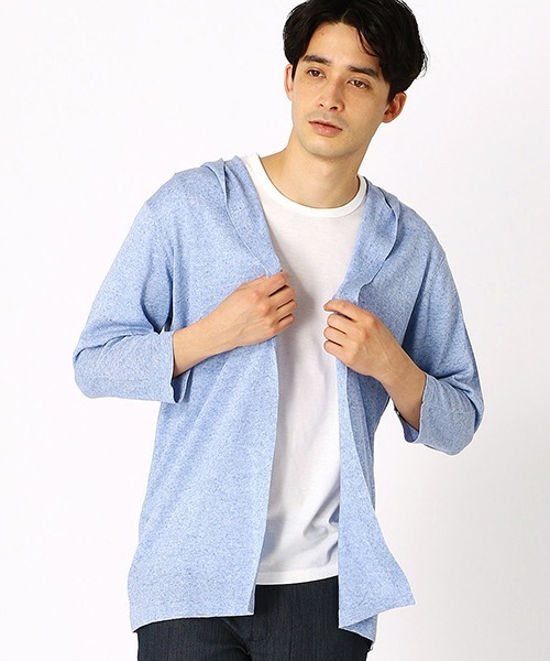 COMME CA ISM（コムサイズム）の「★ＴＶドラマ着用商品★ Ｔシャツセット ボタンレスカーディガン（カーディガン/ボレロ・メンズ・ネイビー/グレー/サックスブルー・MEDIUM/LARGE）」の15枚目の写真