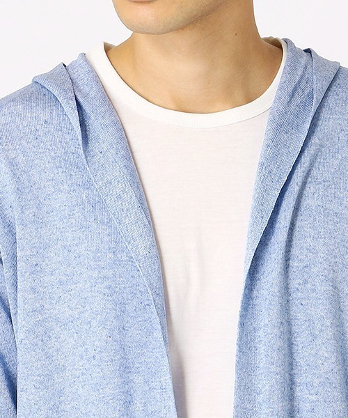 COMME CA ISM（コムサイズム）の「★ＴＶドラマ着用商品★ Ｔシャツセット ボタンレスカーディガン（カーディガン/ボレロ・メンズ・ネイビー/グレー/サックスブルー・MEDIUM/LARGE）」の8枚目の写真