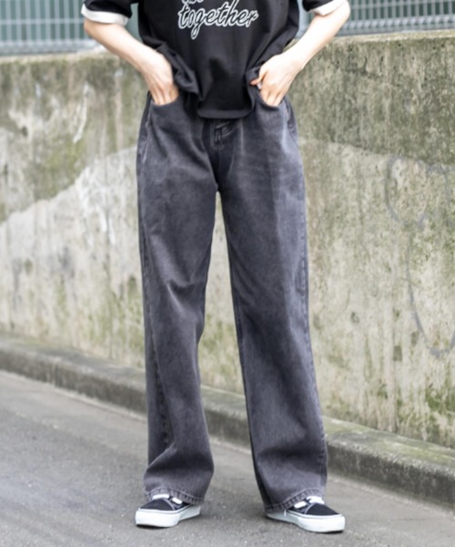 RASVOA（ラスボア）の「ホックタックデニムパンツ/21（デニムパンツ・レディース・ブラック・S/M）」の11枚目の写真