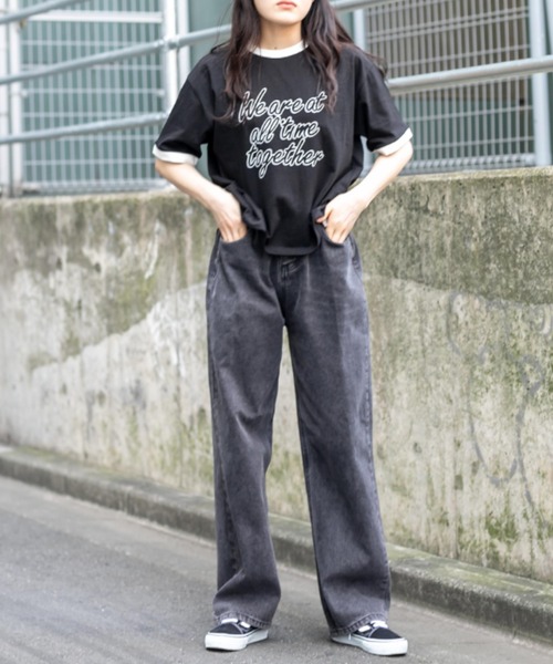 RASVOA（ラスボア）の「ホックタックデニムパンツ/21（デニムパンツ・レディース・ブラック・S/M）」の3枚目の写真