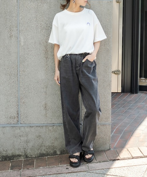 RASVOA（ラスボア）の「ホックタックデニムパンツ/21（デニムパンツ・レディース・ブラック・S/M）」の16枚目の写真