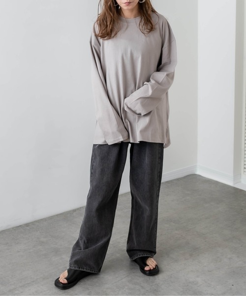 RASVOA（ラスボア）の「ホックタックデニムパンツ/21（デニムパンツ・レディース・ブラック・S/M）」の17枚目の写真