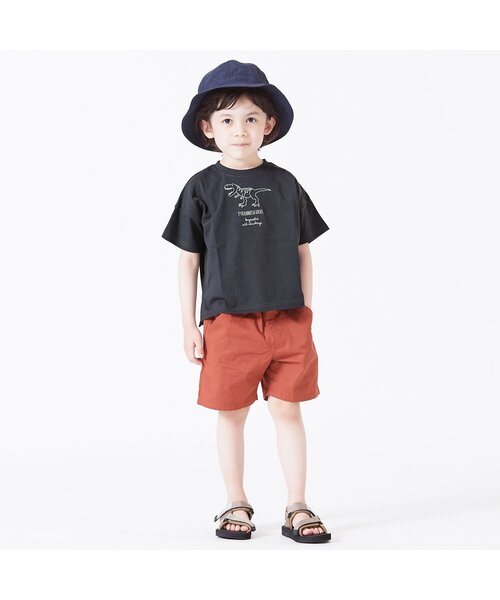 BREEZE(ブリーズ)の「6柄恐竜刺繍Tシャツ(Tシャツ/カットソー・キッズ・イエロー/レッド/チャコール/ブルー/ベージュ/カーキ・90/100/130/120/140/80/110)」の9枚目の写真