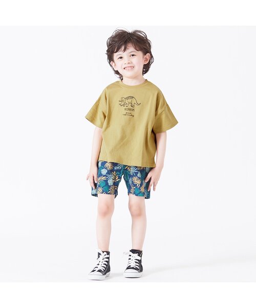 BREEZE(ブリーズ)の「6柄恐竜刺繍Tシャツ(Tシャツ/カットソー・キッズ・イエロー/レッド/チャコール/ブルー/ベージュ/カーキ・90/100/130/120/140/80/110)」の11枚目の写真