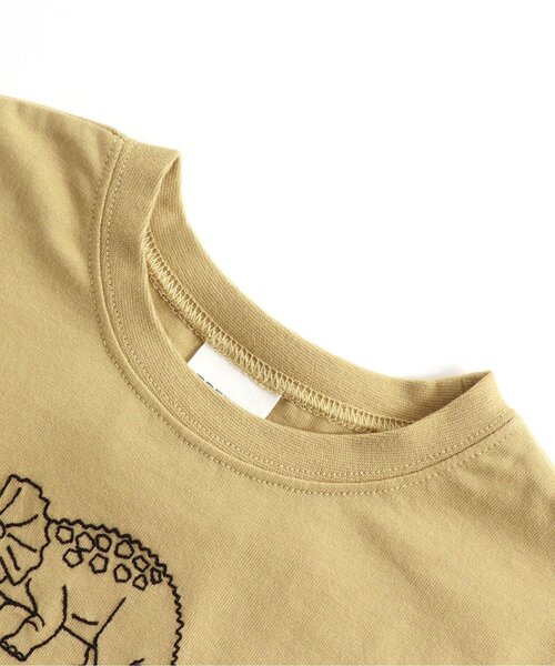 BREEZE(ブリーズ)の「6柄恐竜刺繍Tシャツ(Tシャツ/カットソー・キッズ・イエロー/レッド/チャコール/ブルー/ベージュ/カーキ・90/100/130/120/140/80/110)」の16枚目の写真