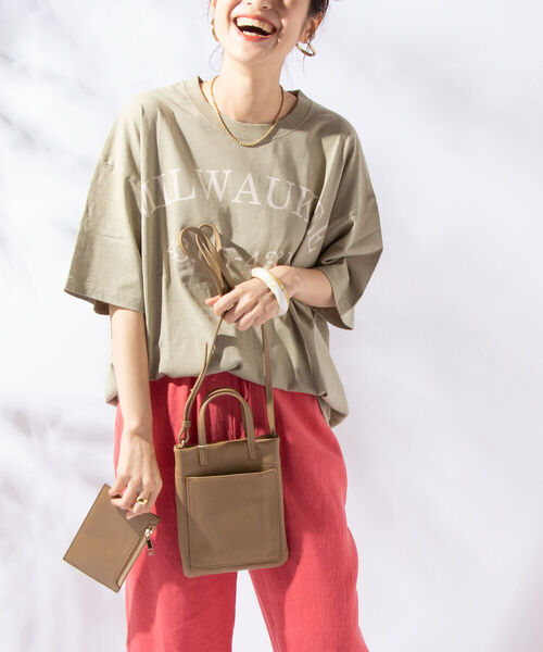 NOLLEY’S(ノーリーズ)の「マルチショルダーポシェット(ショルダーバッグ・レディース・ベージュ/オフホワイト/イエロー/グリーン・FREE)」の3枚目の写真