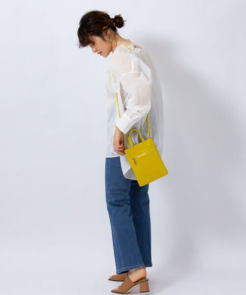 NOLLEY’S(ノーリーズ)の「マルチショルダーポシェット(ショルダーバッグ・レディース・ベージュ/オフホワイト/イエロー/グリーン・FREE)」の13枚目の写真