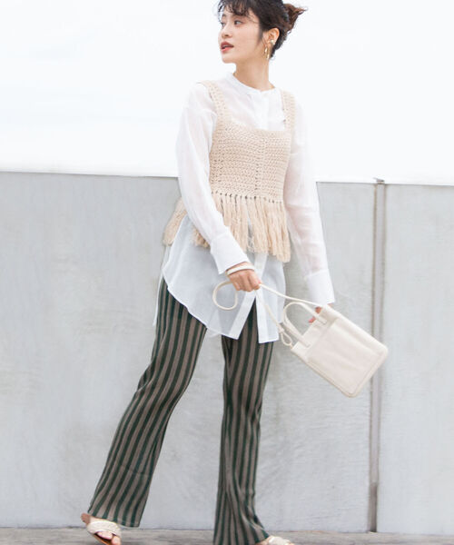 NOLLEY’S(ノーリーズ)の「マルチショルダーポシェット(ショルダーバッグ・レディース・ベージュ/オフホワイト/イエロー/グリーン・FREE)」の22枚目の写真