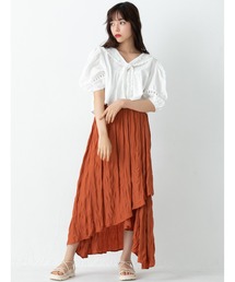 イレギュラーヘムワッシャースカート