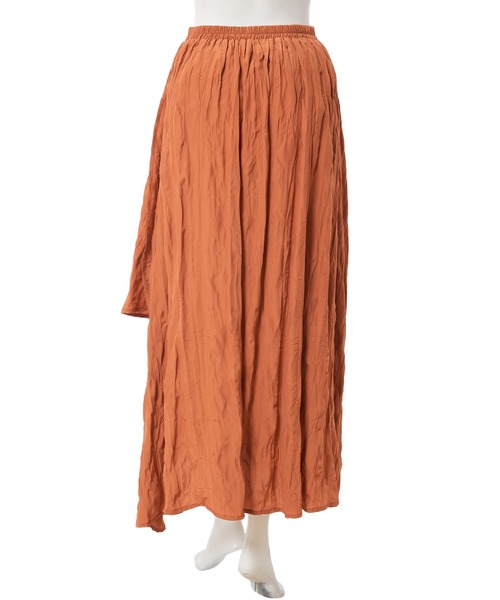 fifth calin（フィフスカラン）の「イレギュラーヘムワッシャースカート（スカート・レディース・ベージュ/オレンジ・MEDIUM）」の7枚目の写真