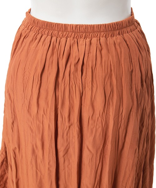 fifth calin（フィフスカラン）の「イレギュラーヘムワッシャースカート（スカート・レディース・ベージュ/オレンジ・MEDIUM）」の3枚目の写真