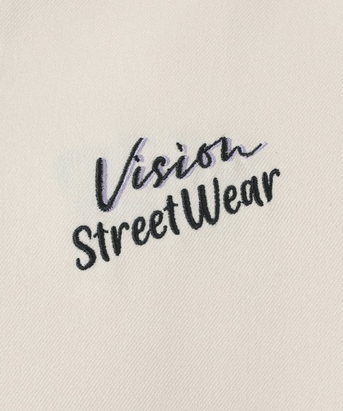 VISION STREET WEAR（ヴィジョンストリートウェア）の「【VISION STREET WEAR/ヴィジョンストリートウェア】恐竜＆カセットテープ イラスト刺繍シャツ（シャツ/ブラウス・メンズ・ライトブルー/ブラック/ベージュ/サックスブルー/アイボリー/ライトパープル・M/L）」の19枚目の写真