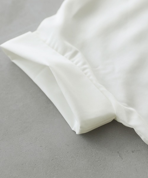 『バンドカラー半袖シャツワンピース』（シャツワンピース）｜n'OrLABEL（ノアールレーベル）