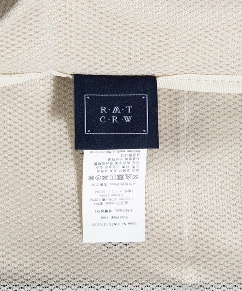 ROMANTIC CROWN（ロマンティッククラウン）の「【ROMANTIC CROWN】MESH BUCKET BAG / ロマンティッククラウン メッシュ バケット バッグ（ショルダーバッグ・メンズ・ネイビー/オートミール・FREE）」の13枚目の写真