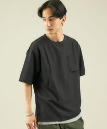 green label relaxing | ＜ 機能 / 吸水速乾 ＞ ドライ タンクトップ レイヤード クルーネック Tシャツ カットソー(Tシャツ/カットソー)