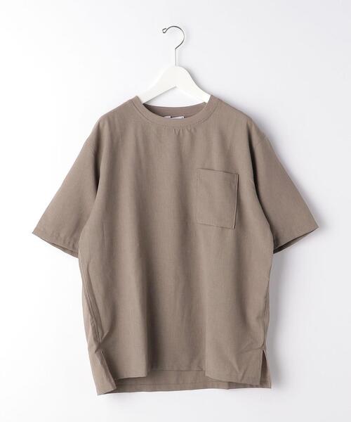 green label relaxing(グリーンレーベルリラクシング)の「< 機能 / 吸水速乾 > ドライ タンクトップ レイヤード クルーネック Tシャツ カットソー(Tシャツ/カットソー・メンズ・ワインレッド/ブラック/ライトグレー/オリーブ/ダークブラウン/ネイビー・SMALL/MEDIUM/LARGE/X-LARGE)」の9枚目の写真