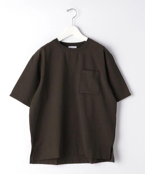 green label relaxing(グリーンレーベルリラクシング)の「< 機能 / 吸水速乾 > ドライ タンクトップ レイヤード クルーネック Tシャツ カットソー(Tシャツ/カットソー・メンズ・ワインレッド/ブラック/ライトグレー/オリーブ/ダークブラウン/ネイビー・SMALL/MEDIUM/LARGE/X-LARGE)」の13枚目の写真