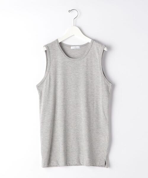 green label relaxing(グリーンレーベルリラクシング)の「< 機能 / 吸水速乾 > ドライ タンクトップ レイヤード クルーネック Tシャツ カットソー(Tシャツ/カットソー・メンズ・ワインレッド/ブラック/ライトグレー/オリーブ/ダークブラウン/ネイビー・SMALL/MEDIUM/LARGE/X-LARGE)」の15枚目の写真