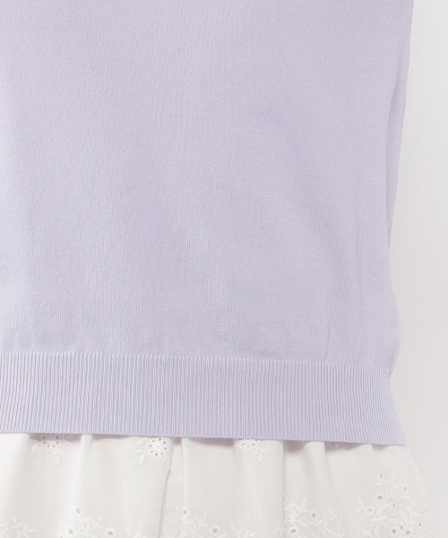 LODISPOTTO（ロディスポット）の「フェアリーフルールニット（ニット/セーター・レディース・ホワイト/ピンク/ネイビー/ラベンダー・MEDIUM）」の11枚目の写真