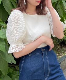 MAJESTIC LEGON | ∞キャンディスリーブトップス(Tシャツ/カットソー)