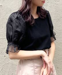 MAJESTIC LEGON | ∞キャンディスリーブトップス(Tシャツ/カットソー)