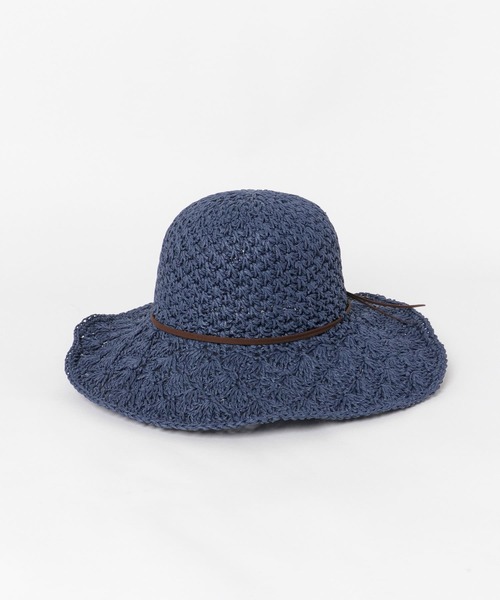 URBAN RESEARCH Sonny Label（アーバンリサーチサニーレーベル）の「リボン付きコマ編みハット（ハット・レディース・ネイビー/ベージュ/キャメル・ONE）」の10枚目の写真