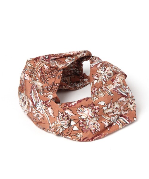 studio CLIP(スタディオクリップ)の「Aボリュームプリントヘアバンド(ヘアバンド・レディース・ブラウン/イエロー/ブルー・FREE)」の2枚目の写真