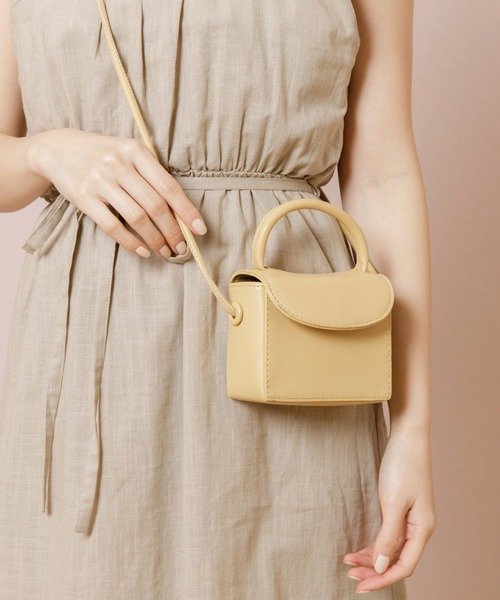 flower（フラワー）の「ウィズミニショルダーバッグ（ショルダーバッグ・レディース・ベージュ/アイボリー・FREE）」の2枚目の写真